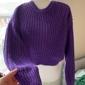 Purple sweater size M